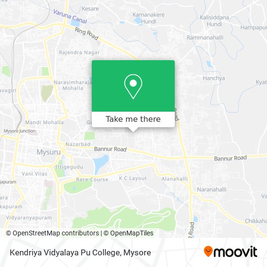 Kendriya Vidyalaya Pu College map