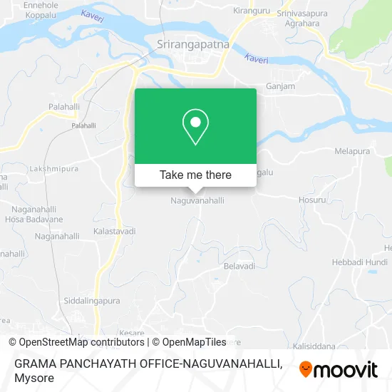 GRAMA PANCHAYATH OFFICE-NAGUVANAHALLI map