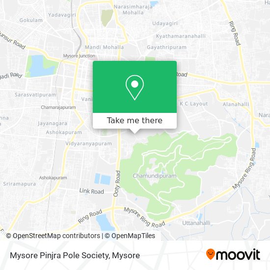 Mysore Pinjra Pole Society map