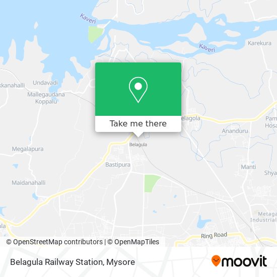 Belagula Railway Station map