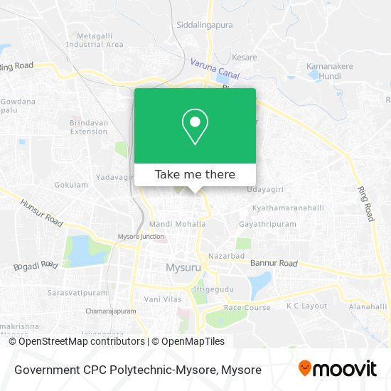 Government CPC Polytechnic-Mysore map