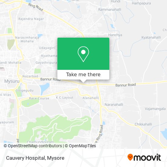 Cauvery Hospital map