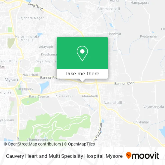 Cauvery Heart and Multi Speciality Hospital map
