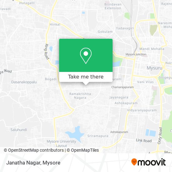 Janatha Nagar map