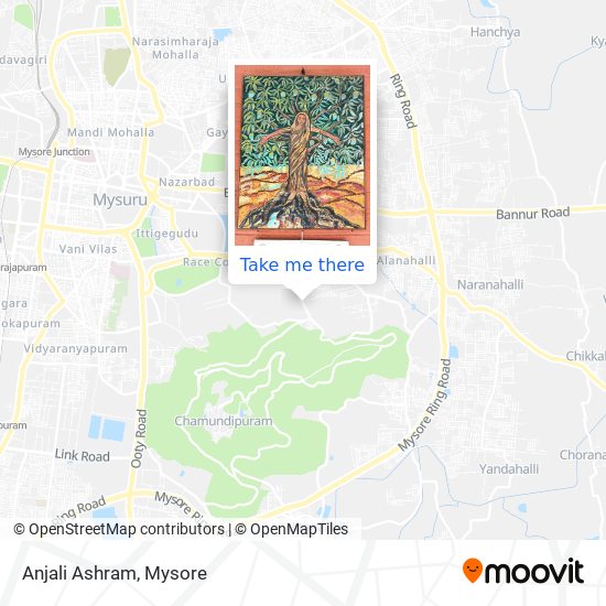 Anjali Ashram map