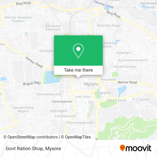 Govt Ration Shop map
