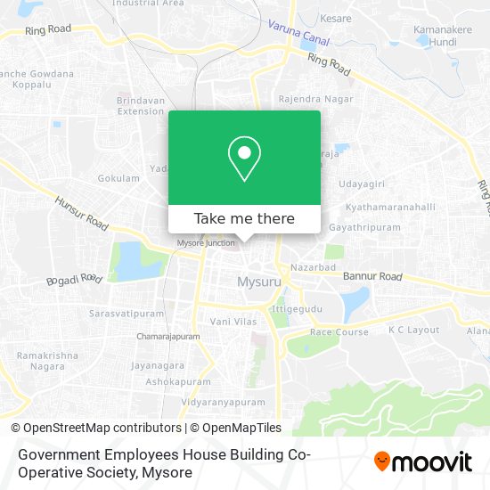Government Employees House Building Co-Operative Society map
