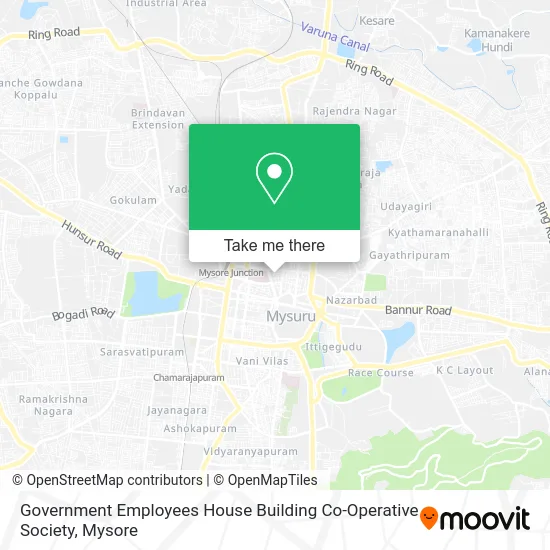 Government Employees House Building Co-Operative Society map