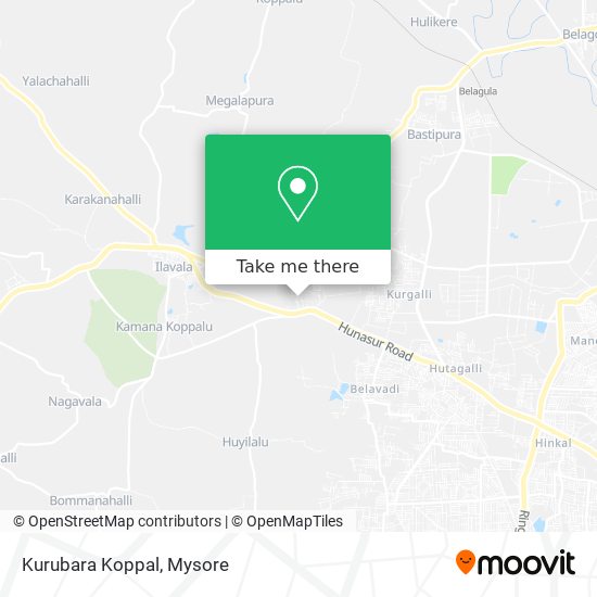 Kurubara Koppal map