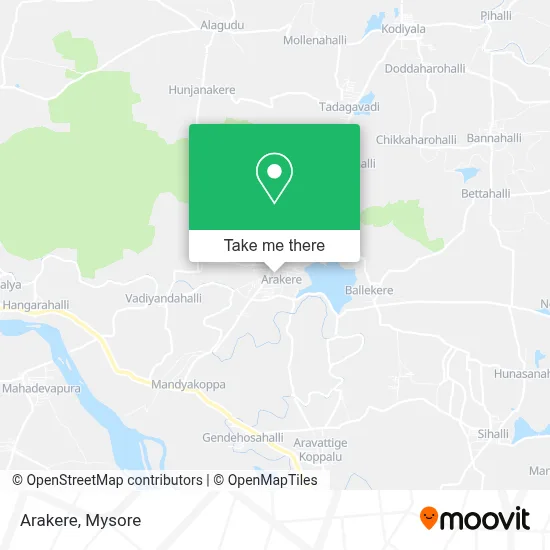 Arakere map