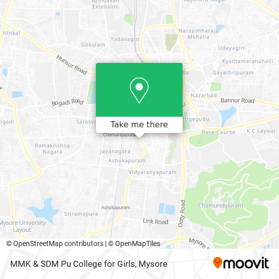 MMK & SDM Pu College for Girls map