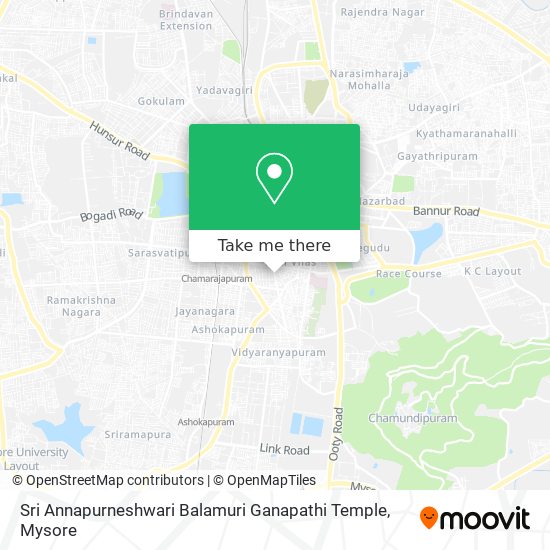 Sri Annapurneshwari Balamuri Ganapathi Temple map