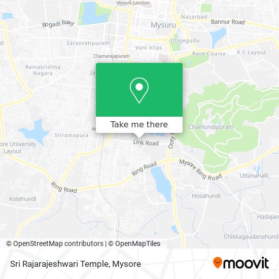 Sri Rajarajeshwari Temple map