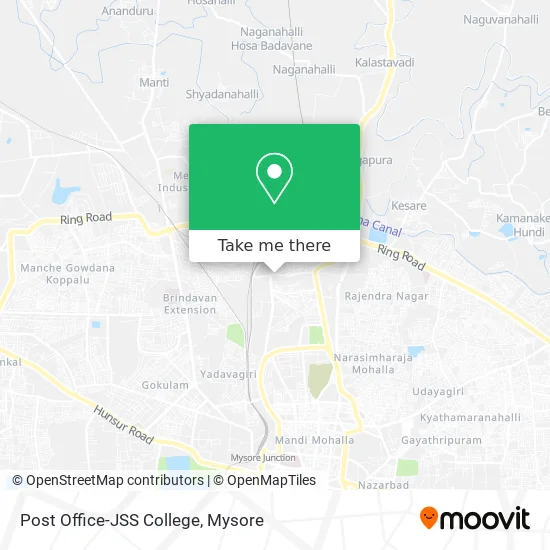 Post Office-JSS College map