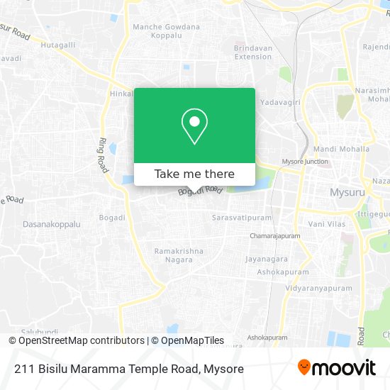 211 Bisilu Maramma Temple Road map