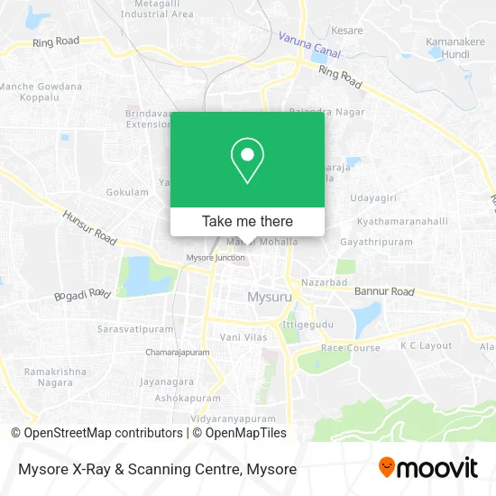 Mysore X-Ray & Scanning Centre map