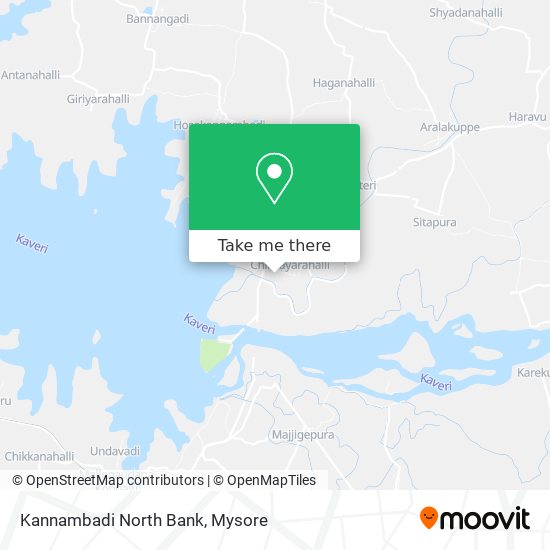 Kannambadi North Bank map