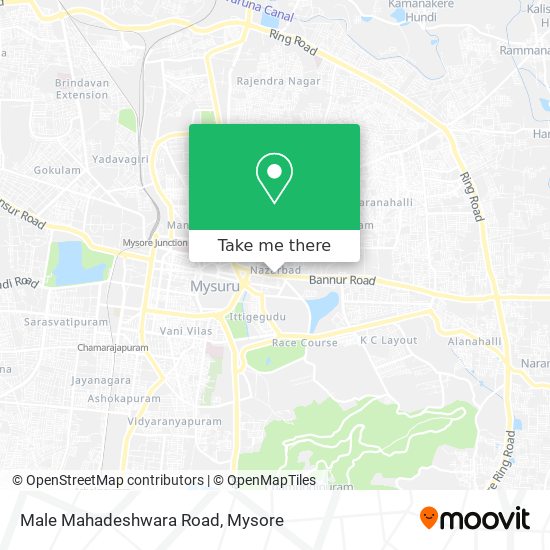 Male Mahadeshwara Road map