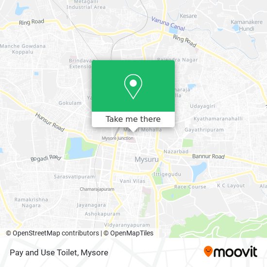 Pay and Use Toilet map