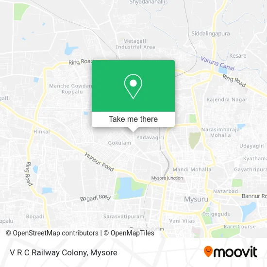 V R C Railway Colony map