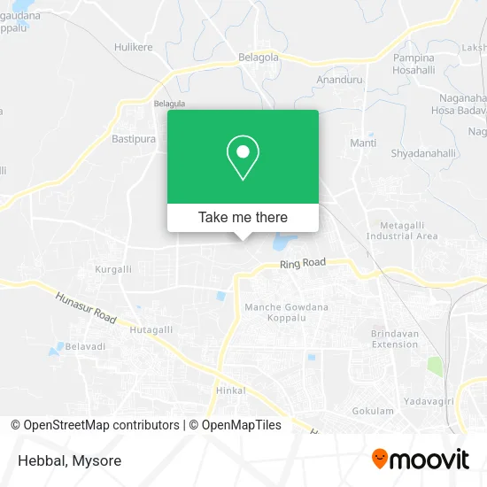 Hebbal map
