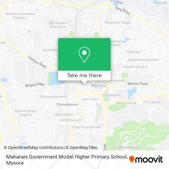 Maharani Government Model Higher Primary School map