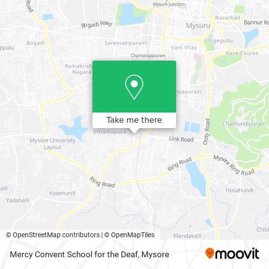 Mercy Convent School for the Deaf map