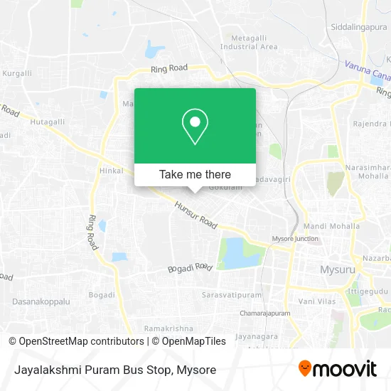 Jayalakshmi Puram Bus Stop map