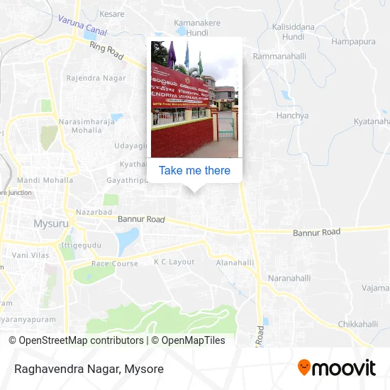 Raghavendra Nagar map