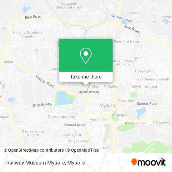 Railway Museum Mysore map