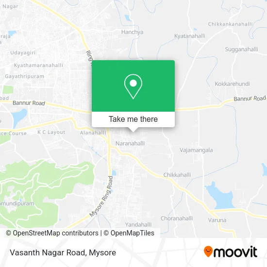 Vasanth Nagar Road map
