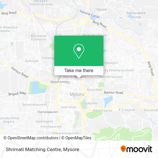 Shrimati Matching Centre map