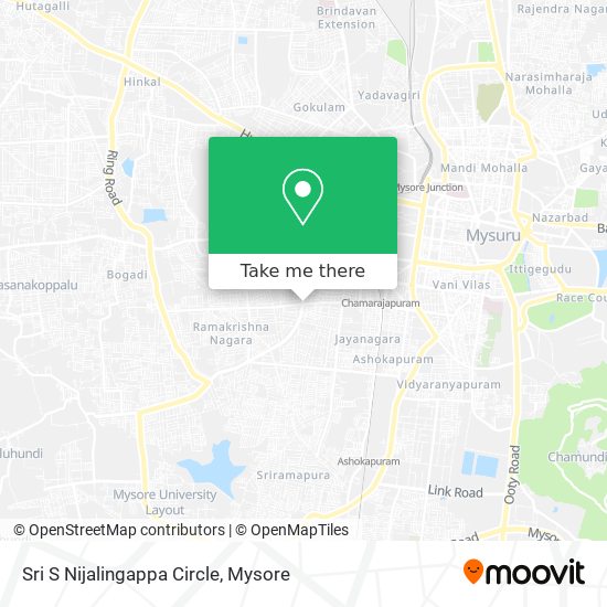 Sri S Nijalingappa Circle map