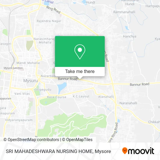 SRI MAHADESHWARA NURSING HOME map