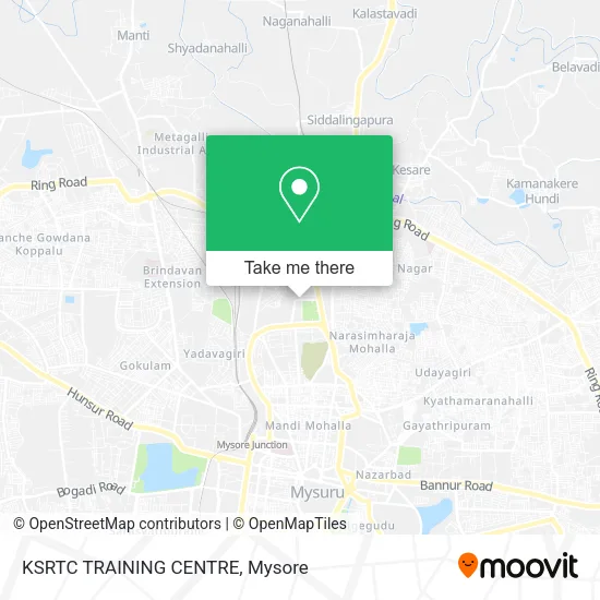 KSRTC TRAINING CENTRE map