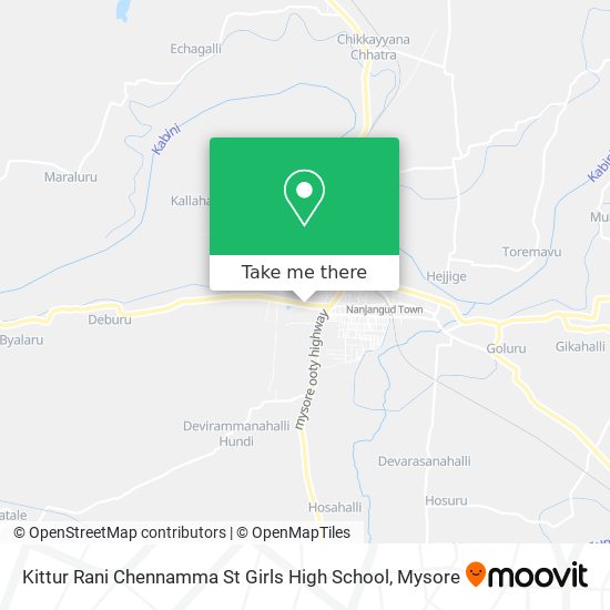 Kittur Rani Chennamma St Girls High School map