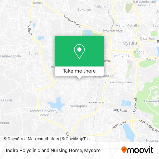 Indira Polyclinic and Nursing Home map