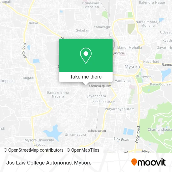 Jss Law College Autononus map