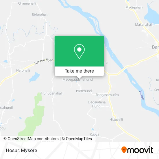 Hosur map