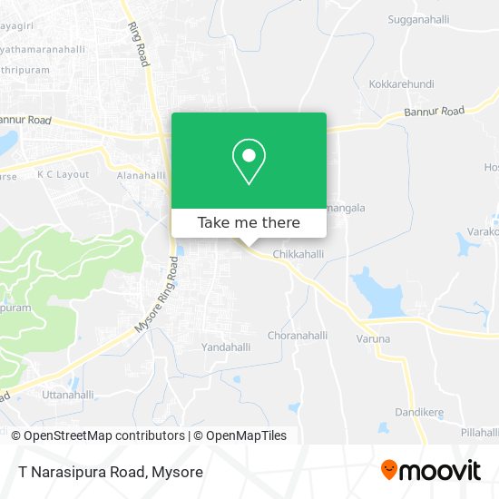 T Narasipura Road map