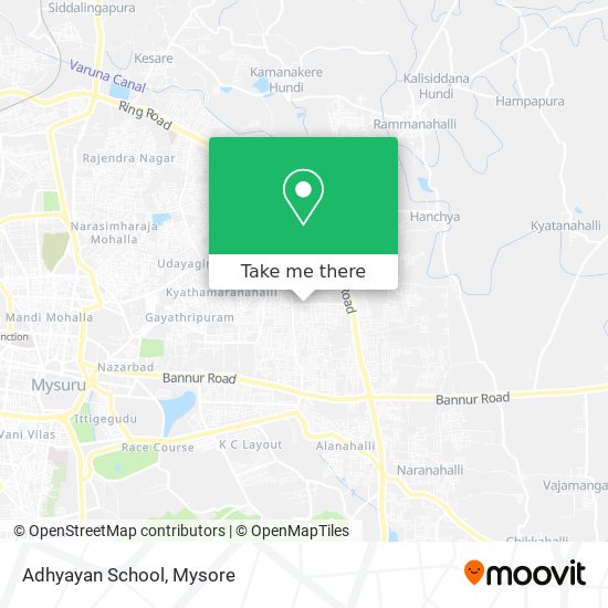 Adhyayan School map