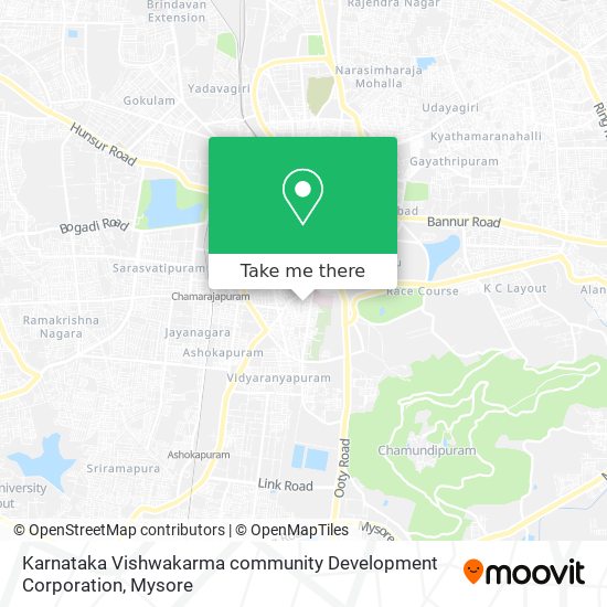 Karnataka Vishwakarma community Development Corporation map