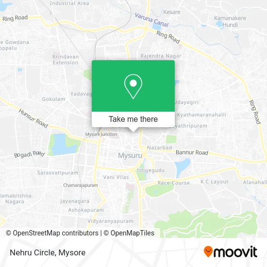 Nehru Circle map