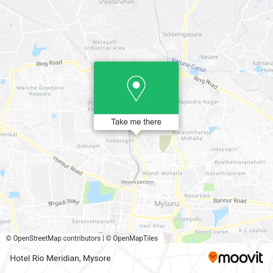 Hotel Rio Meridian map