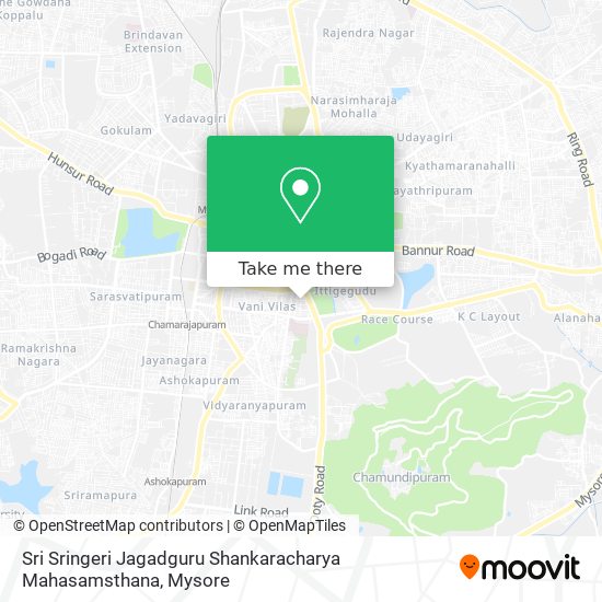 Sri Sringeri Jagadguru Shankaracharya Mahasamsthana map
