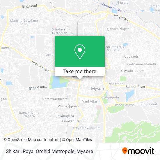 Shikari, Royal Orchid Metropole map