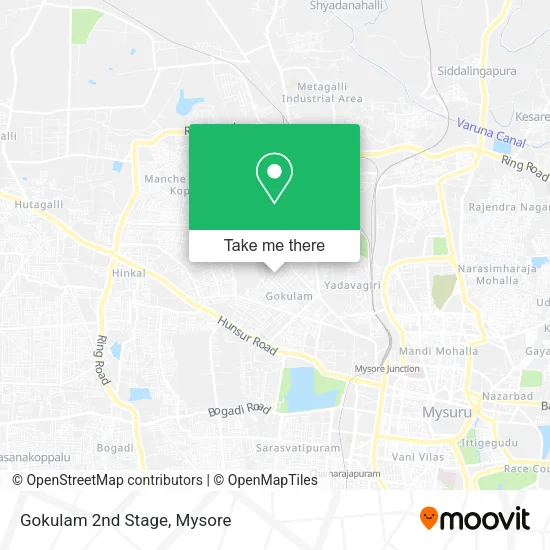 Gokulam 2nd Stage map