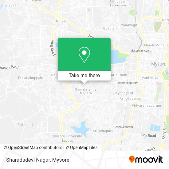 Sharadadevi Nagar map