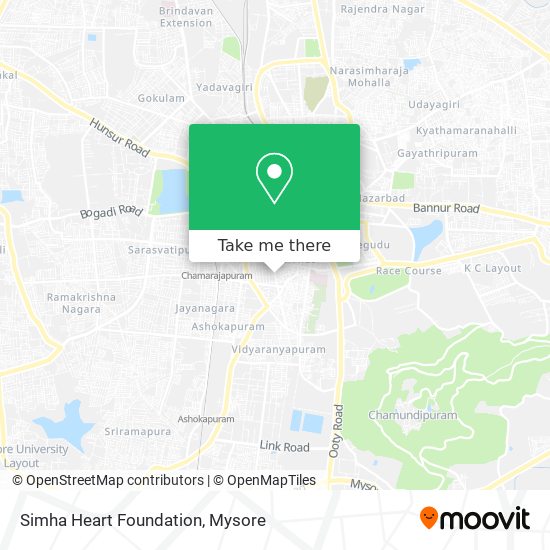 Simha Heart Foundation map