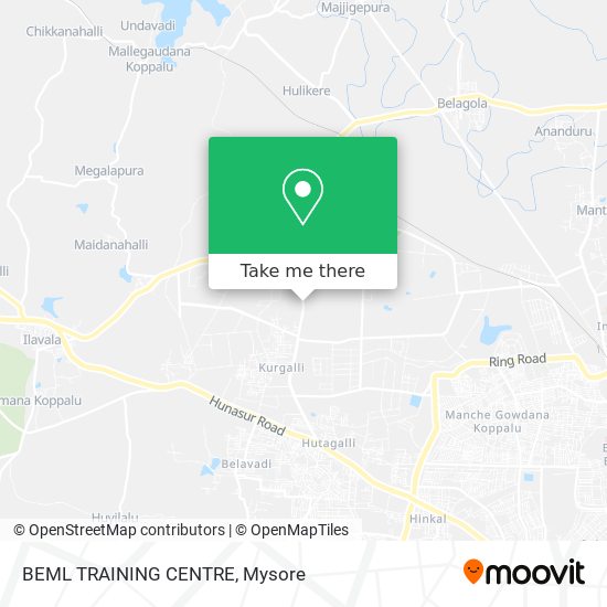 BEML TRAINING CENTRE map